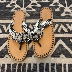 Kate Spade Black and White Sandals